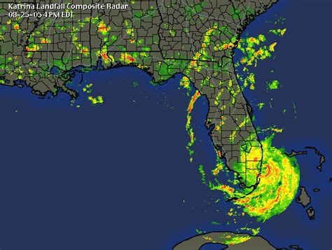 Hurricane Katrina Satellite And Radar Movies