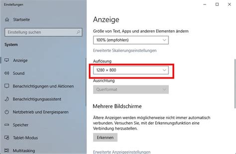 Windows 10 Auflösung ändern So Gehts