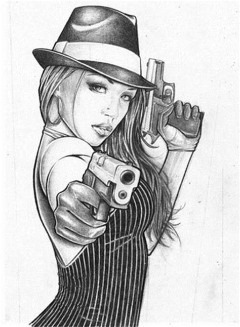 Gangster Girl For More Great Pins Go To Kaseybellefox Great Art In