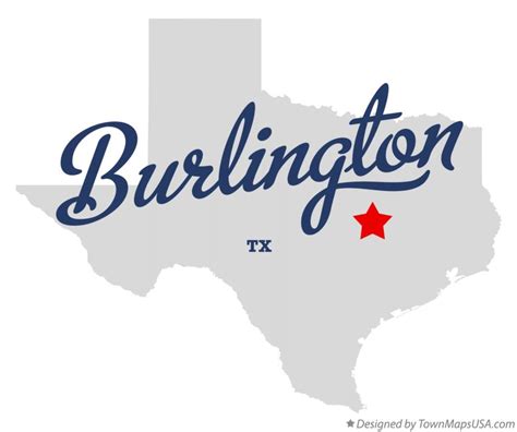 Map Of Burlington Tx Texas