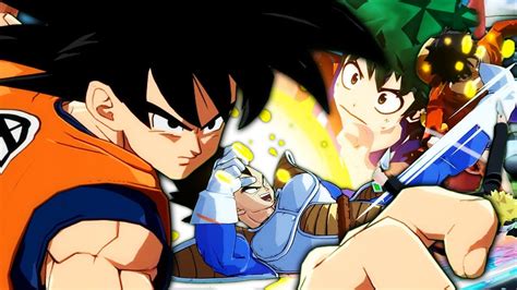 The Jump Force Battle Goku Vegeta And Shallot Vs Naruto Luffy And Deku