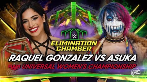 WWE 2K22 ELIMINATION CHAMBER RAQUEL RODRIGUEZ VS ASUKA RAW UNIVERSAL