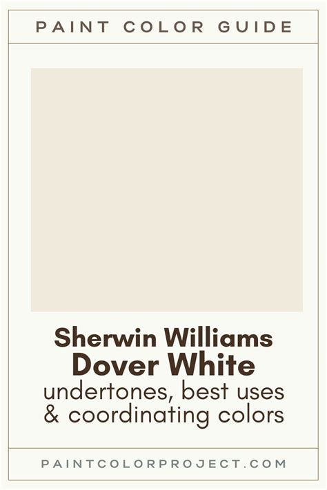 Sherwin Williams Dover White Complete Color Review The Paint Color