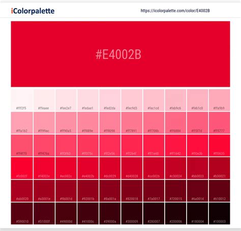 Pantone 185 C Color Hex Color Code E4002b Information Hsl Rgb
