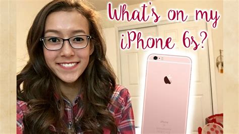 Whats On My Rose Gold Iphone 6s Youtube