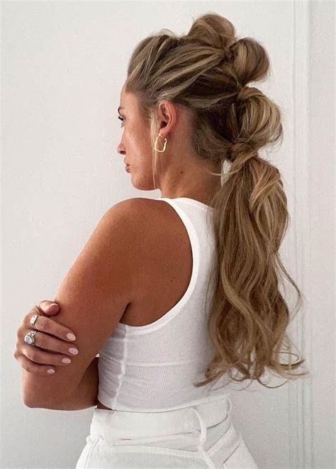 15perfect And Easy Messy Ponytail Looks For Women In 2021 Ponytail