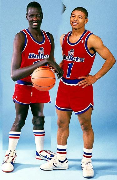 I am aware that there are players missing on this list. Manute Bol and Muggsy Bogues of the '87 Washington Bullets ...