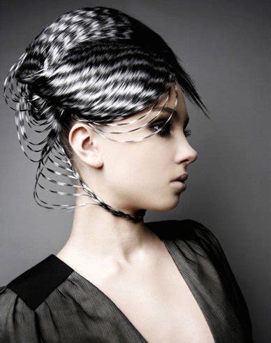 New blue hair color on shoulder length hair for women to consider right now | trendy hairstyles. 15 Black And White Hairstyles - Are You A Fan Of The Salt ...