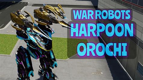 Running Harpoons On The Orochi War Robots Gameplay Youtube