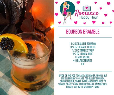 episode 50 bourbon bramble romance happy hour