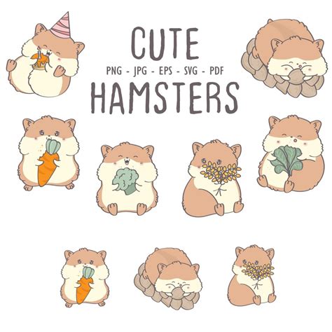 Cute Hamster Poses Cartoon Vector Illustration Hot Sex Picture
