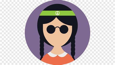Computer Icons Hippie Avatar Hippie Purple Heroes Png Pngegg