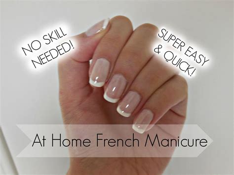 Easy french manicure nail art for beginners! Monday Manicure: Easy DIY French Manicure on Natural Nails ...