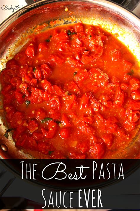 The paste can be made at home or can be bought from stores. The Best Pasta Sauce Ever Recipe | Budget Savvy Diva