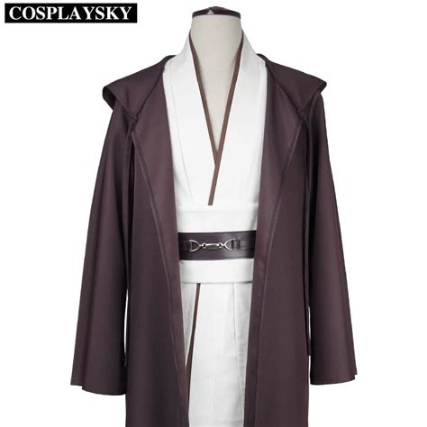 Star Wars Obi Wan Kenobi Jedi Cosplay Costumes Halloween Tunic Robe