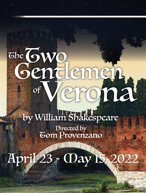 William Shakespeare S The Two Gentlemen Of Verona CSUSB