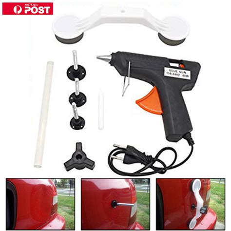 Billing itself as fit for both the shop and casual shadetree mechanic, this kit comes with a boatload of tools with which to straighten out your car's sheetmetal. CAR BODY PANEL REPAIR KIT DIY BODYWORK DENT REMOVER DING ...