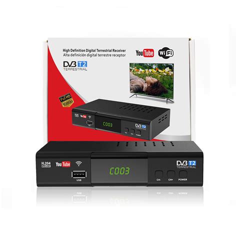 Set Top Box Dvb T2t Hd 1080p Digital Terrestrial Tv Receiver Dvb T2