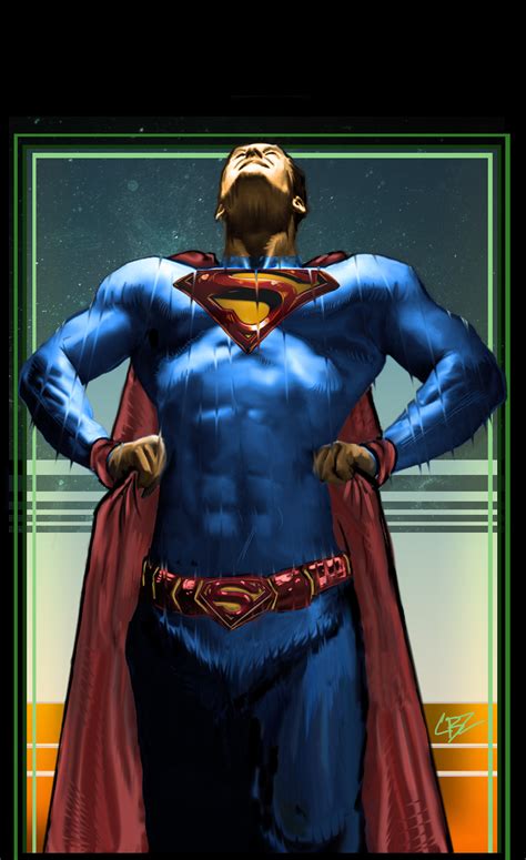 Digital Painting Superman On Behance