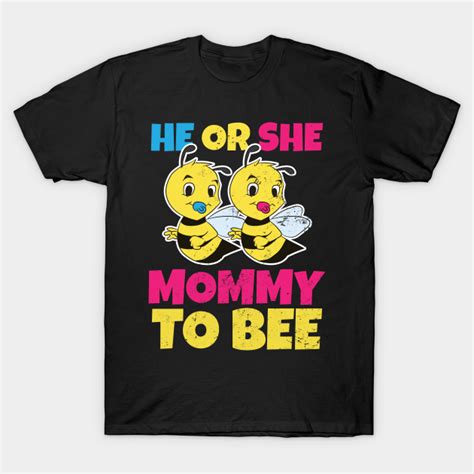 Bee Gender Reveal Shirt Mommy To T Bee Gender Reveal T Shirt