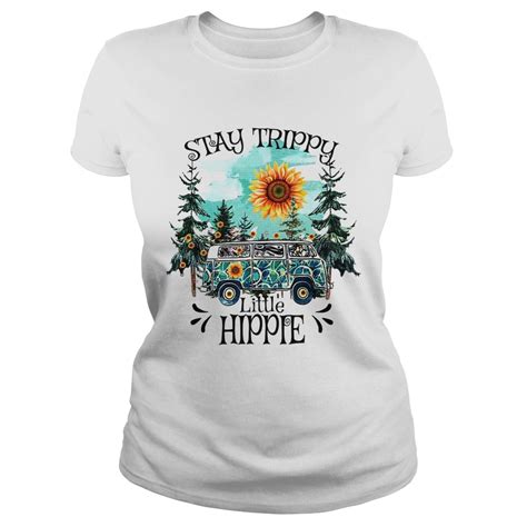 Stay Trippy Little Hippie Forest Shirt Trend T Shirt