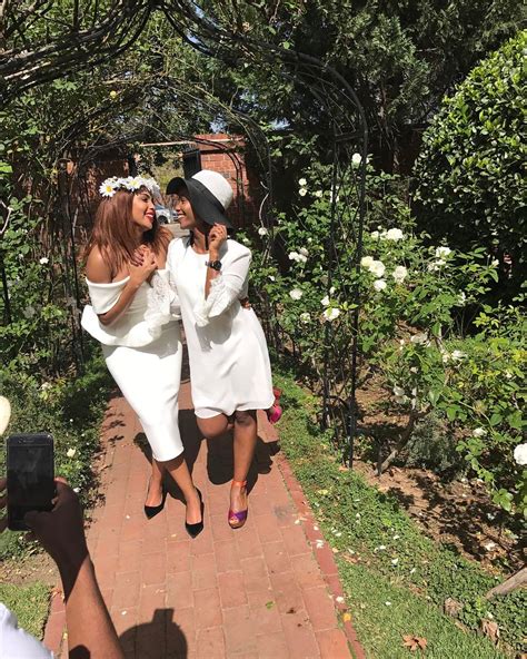 Pics Inside Linda Mtobas All White Surprise Bridal Shower