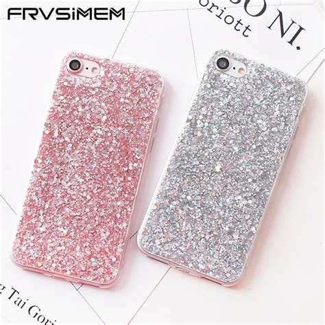 Glitter Soft Girl Women Bling Case For Iphone X 7 8 6 Se 5 5s 6s Plus