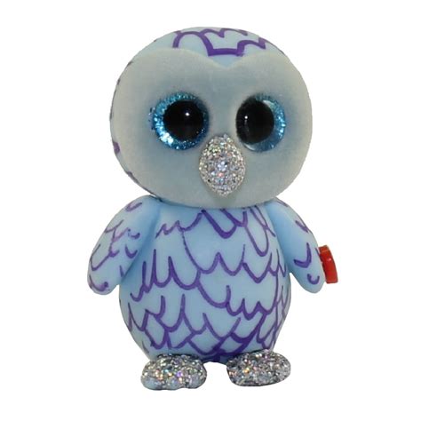 Ty Beanie Boos Mini Boo Figures Series 3 Oscar The Blue Owl 2 Inch