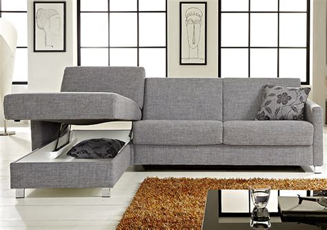 Insbesondere in kleinen appartements, wie es sie in berlin zahlreich gibt, kommt es auf jeden zentimeter platz an. Bali Messina Schlafsofa mit Longchair groß links Bettsofa ...