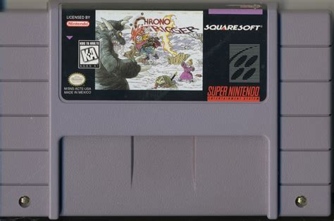 Chrono Trigger Snes Cartridge Front