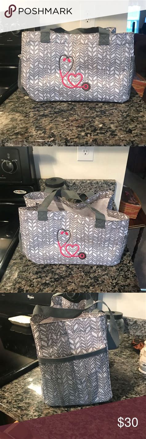 Thirty One All In Tote With Mini Zipper Pouch Zipper Pouch Tote Pouch