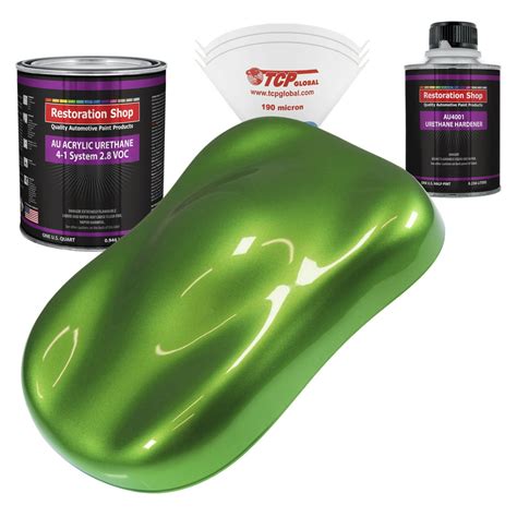 Restoration Shop Synergy Green Metallic Acrylic Urethane Auto Paint Complete Quart Paint Kit