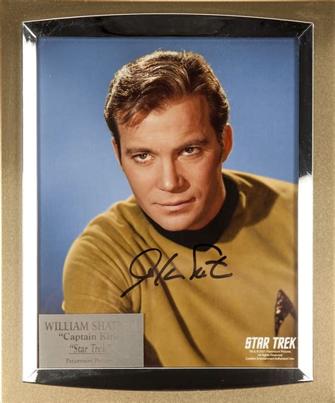 Lot Detail Lot Of Signed Star Trek Signed Photos Including Shatner Nimoy