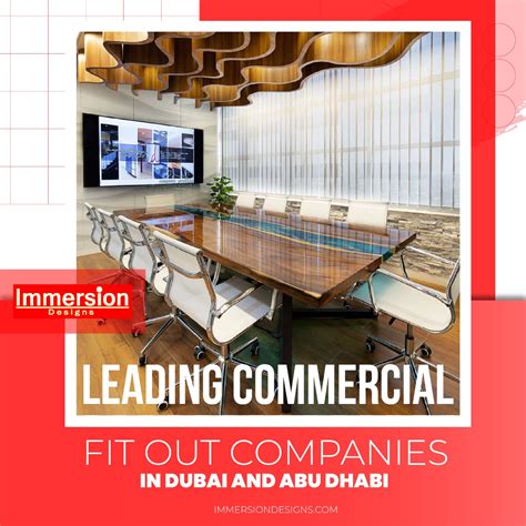 Commercial Fit Out Company In Dubai Immersion Interior Design Llc