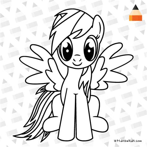 How To Draw Rainbow Dash