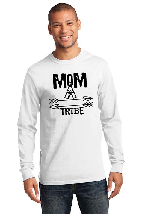 Mom Tribe Long Sleeve T Shirt Mothers Day T Mom Tee Shirt Cute Wife
