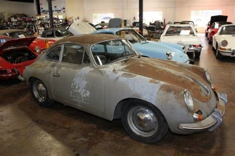1962 Porsche 356b T6 Barn Find Porsche Barn Finds Vintage Porsche