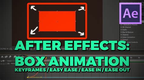 After Effects Tutorial - Box Animation | Animation Basic Using Keyframe