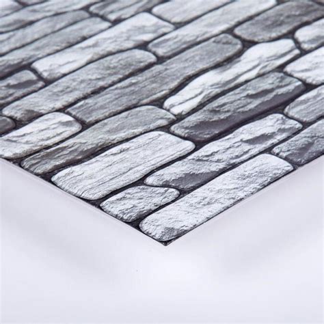 Truu Design Truu Design Self Adhesive Peel And Stick 3d Stone Wall Tiles 118 In X 118 In