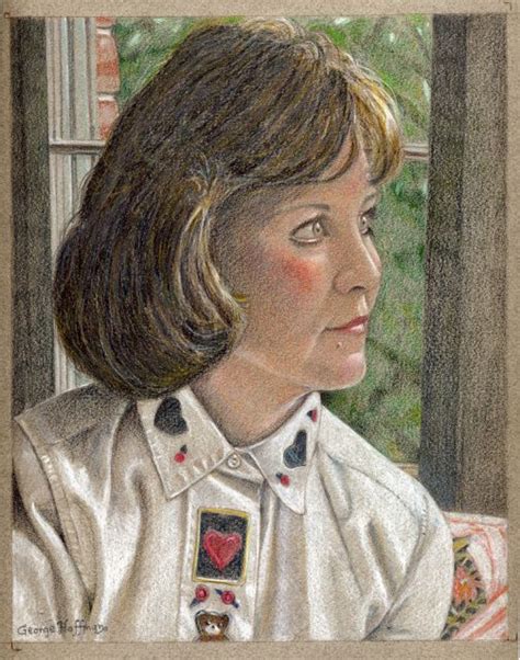 Carol At Our House On Montego Way 8″x10″ Colored Pencil On Canson
