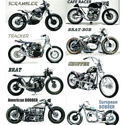 The Difference Between Custom Motorcycles Infographic Drivemag Riders