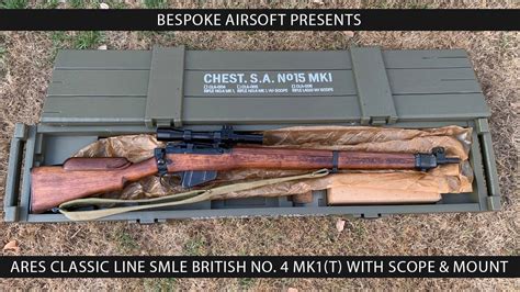 Ares Classic Line Lee Enfield Smle British No 4 Mk1 With Scope And Mount