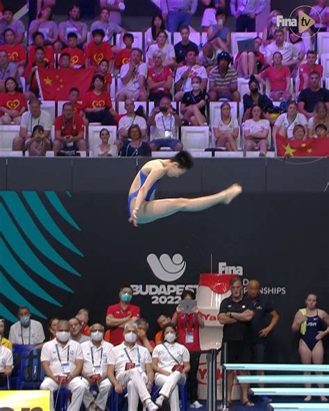 100th Gold Medal Team China Diving Yajie Li Full Event Women 1m