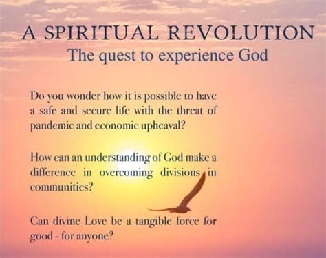 A Spiritual Revolution A Quest To Experience God By Giulia Nesi