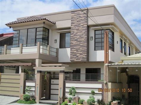 House Design In The Philippines With Terrace Modern Design