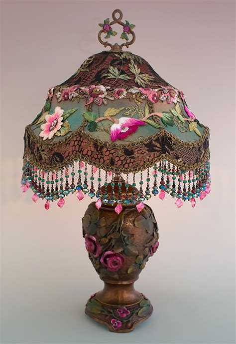 Nightshades Victorian Lampshade With Roses