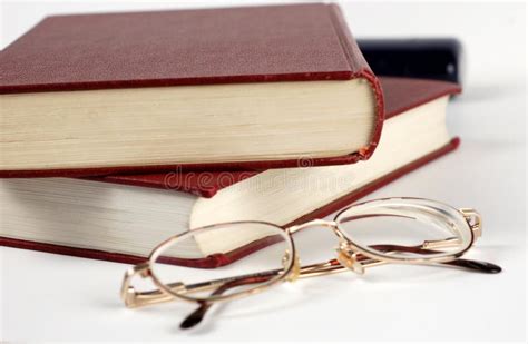 Books And Glasses Stock Image Image Of Prescription Lens 2573205