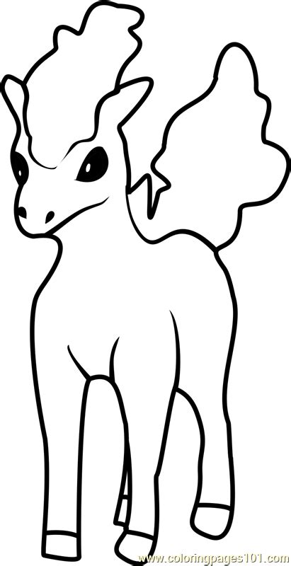 Ponyta Pokemon Go Coloring Page Free Pokémon Go Coloring Pages