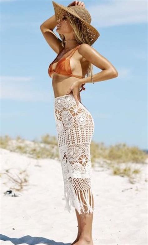 Perfect, romantic and super good looking they will this wedding gown design is for the most daring brides. Crochet Beach Skirt Boho Hippie Skirt Wedding Bride Skirt ...