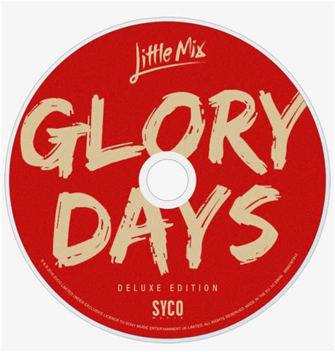 Little Mix Glory Days Cd Disc Image Platinum Edition Little Mix Glory